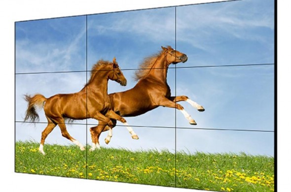 46英寸#2.5mm拼缝#普亮拼接屏