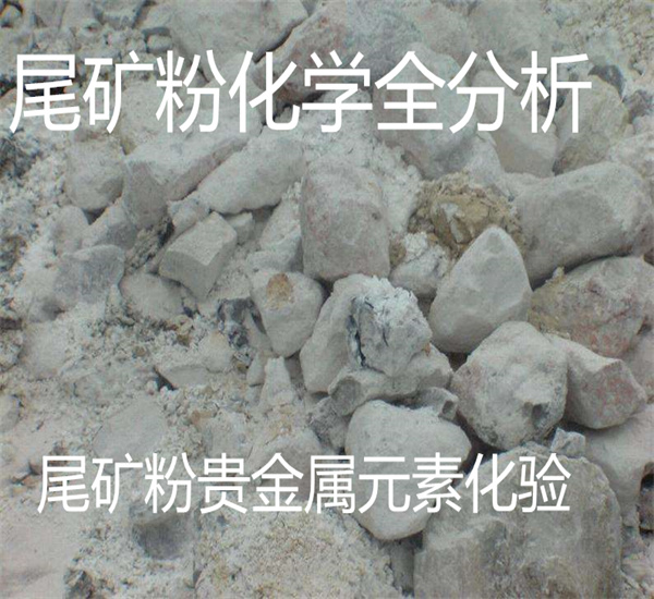 尾矿全成分分析 尾矿粉粒度分布测试